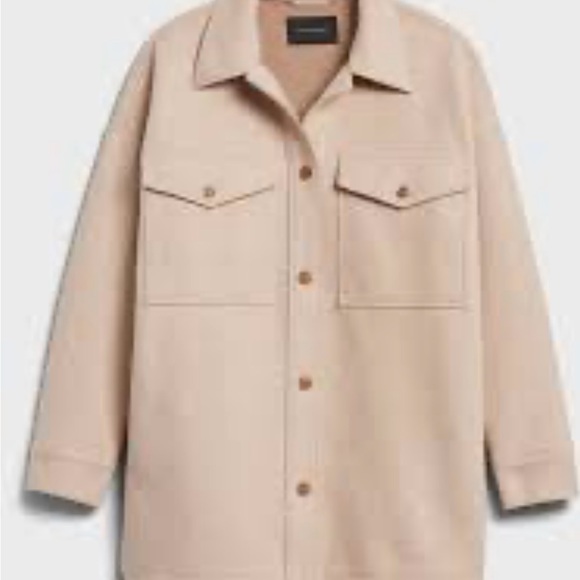 Banana Republic Oversized Cozy Shacket - Picture 3 of 7